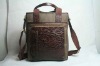 MOQ1(Free Shipping)- Guaranteed 100% Genuine Leather  Messenger Shoulder Bag,Brand Designer Messenger Bag No.24011-2