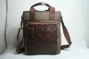 MOQ1(Free Shipping)- Guaranteed 100% Genuine Leather Messenger Shoulder Bag,Brand Designer Messenger Bag No.24011-2