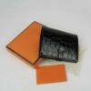 MOQ1(Free Shipping)- Guaranteed 100% Genuine Leather wallets,Brand Designer wallets No.H006