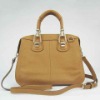 MOQ1(Free Shipping)- Guaranteed 100% Genuine Leather woman handbag,Brand Designer Handbags No.60669-light coffee