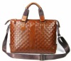 MOQ1-Genuine Cowhide Leather Laptop Briefcase For Men No.1188-01-A