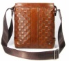 MOQ1-Genuine Cowhide Leather Laptop Messenger Bag For Men No.1188-05-A