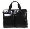 MOQ1-Genuine Cowhide Leather Men's Laptop Briefcase No.201017-1