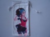 MP3 pouch with drawstring
