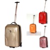 MY-002 PC single trolley luggages,wheeled luggage(four 360 rototary wheels,two tube Aluminum bars)