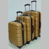 MY-031 3-piece set PCtrolley luggage(360 rotoary wheels 3-pieces sets,glossy film)