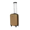 MY_036  ABS&PC trolley  case,wheeled luggage,aluminum luggage(four 360 rotatory wheels,aluminium bar )