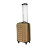 MY_036  ABS&PC trolley  case,wheeled luggage,aluminum luggage(four 360 rotatory wheels,aluminium bar )