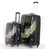 MY-062 3-piece set PC trolley luggage,wheeled luggage(four 360 ratotary wheels,glossy film)