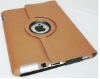 Magic design  360 degrees  Brown  Rotating  Leather Case Compatible with Apple iPad 2