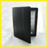Magnetic Leather Case Smart Cover for iPad 2 Protective Accessories Stylish Tri Fold Cases Covers Wholesale Cheap New Black