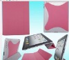 Magnetic Smart Cover Case With Hard Back Cover  For iPad2 Microfiber Material