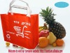 Make 5% discount for recycling non woven fabric shopping bag