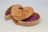 Maple heart-shape cosmetic case