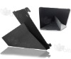 Matt PU leather stander case for NEW IPAD