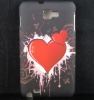 Matte Hand Feeling Hard Case Cover For Samsung Galaxy Note GT-N7000 i9220 Heart