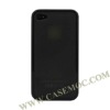 Matte Plate PC Hard Case for iPhone 4S/ iPhone 4 (With TPU Frame)