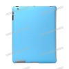 Matte Surface Hard Back Cover for iPad 2(blue)