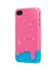 Melting ice cream 3D solid cover case Slider case for iPhone4/iphone4s