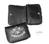 Men coin case/black coin case/silkprinting coin case