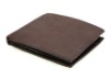Men's Large Bifold Flap Up Leather Wallet With Snap Compartment