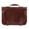 Men's genuine leather messenger bag