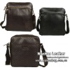 Men's leather shoulder Messenger Bag