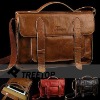 Men's lightweight genuine leather laptop bag