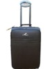 Men's simple design PU trolley luggage