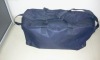 Men's travel bag with seatbelt shoulder strap