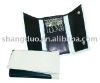 Men white and black folder wallet with key chain