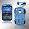 Mesh Combo Mobile Phone Case With Design for Blackberry Curve 8520/9300