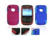 Mesh combo case for blackberry 8520,pc with silicon,many colors