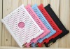 Mesh plastic case for ipad