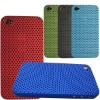 Meshy Hard Plastic Rubberized Case for iPhone 4G