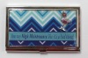 Metal Card Holder Martini Glass Small w/decal