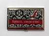 Metal Card Holder Red Shoe w/decal