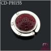 Metal Handbag Hanger with Red Stones CD-PH155