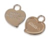 Metal Heart Shape Tag