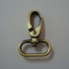 Metal Snap Hook plated Bronze Brushed color, size:50*32mm