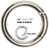Metal accessories Wire Formed Oval Ring-Metal bag ring
