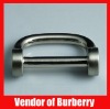 Metal d ring for luggage and handbags