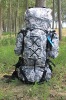 Metal external frame hiking army backpacks
