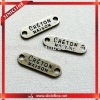 Metal label for garments,bags&cases