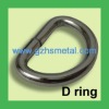 Metal made alloy Wire D Ring- Metal bag ring