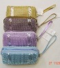 Metal mesh square coin bag with star charm