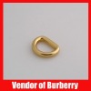Metal ring for bag accessory