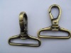 Metal swivel bolt snap for purses