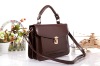 Metalic button fashion leather bag/ handbags 063