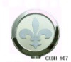 Metallic Print Purse Hanger - Fleur-de-lis